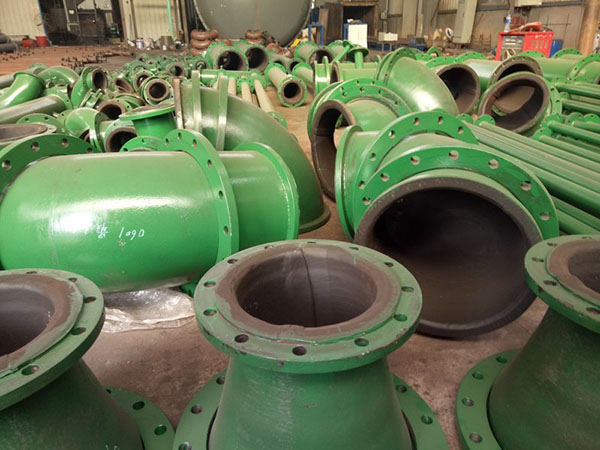 脫硫襯膠異徑管 